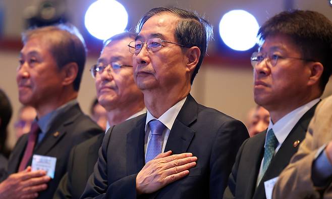 한덕수 대통령 권한대행 국무총리. 뉴시스