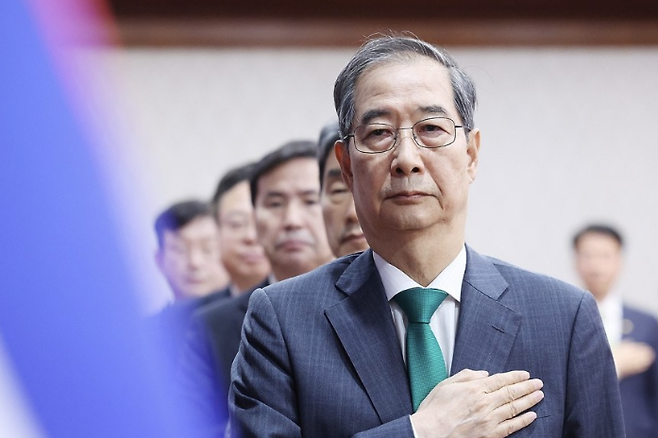 대통령 권한대행 한덕수 국무총리. 연합뉴스