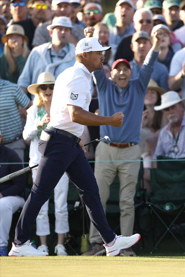 브라이슨 디섐보는 정말 로리 매킬로이를 잡아먹을 듯한 기세였다. EPA연합뉴스