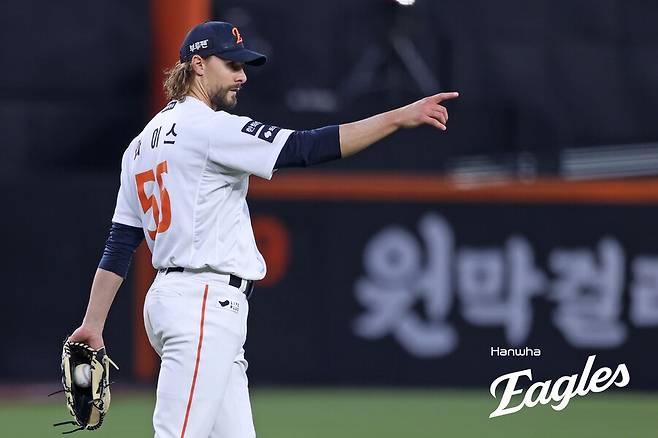 ▲ 라이언 와이스 ⓒ한화 이글스