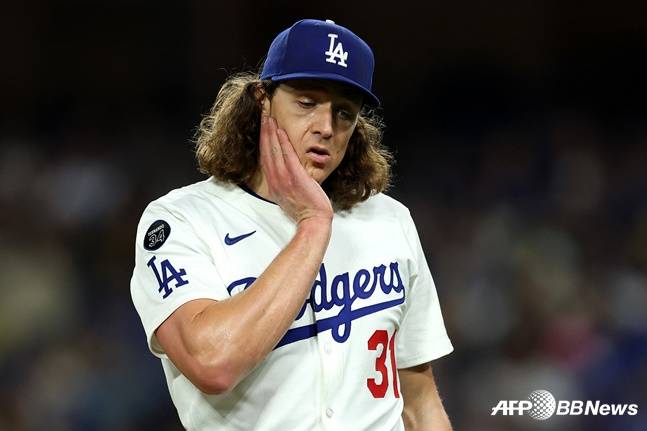 LA 다저스 타일러 글래스나우. /AFPBBNews=뉴스1
