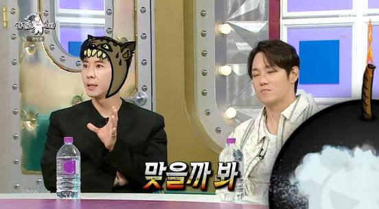 왼쪽부터 브라이언, 환희 /사진=MBC '라디오스타' 캡처