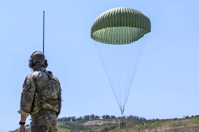 해병대 합동 공중재보급 훈련 [해병대 제공. 재판매 및 DB 금지]