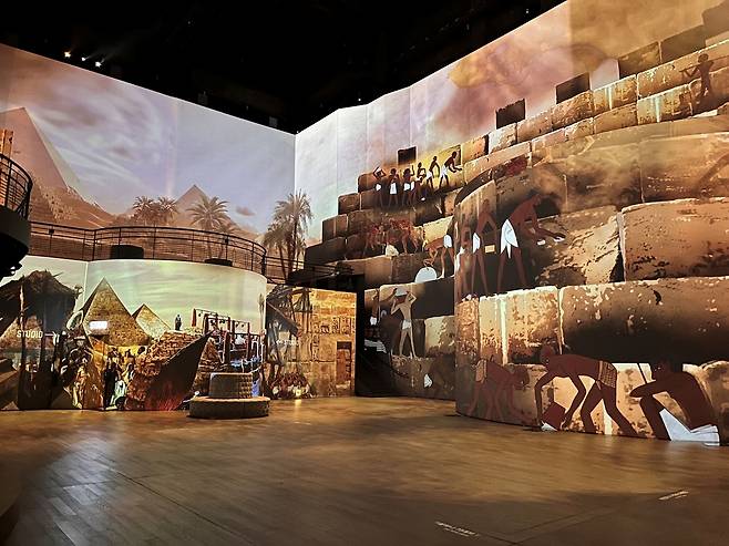 '파라오의 이집트, 빛으로 깨어난 고대 문명' 전시회 [티모넷 제공. 재판매 및 DB 금지]