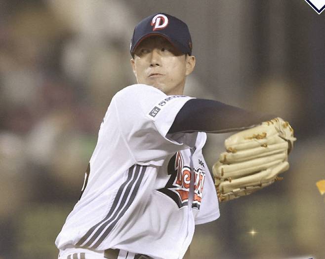 두산베어스 구단 최고령 등판 기록을 세운 고효준. 사진=두산베어스