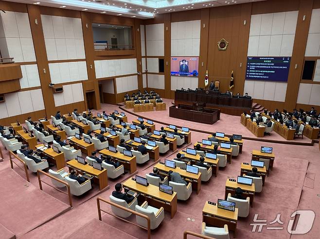 1일 3차 본회의가 진행되고 있다.(부산시의회 제공. 재판매 및 DB 금지)