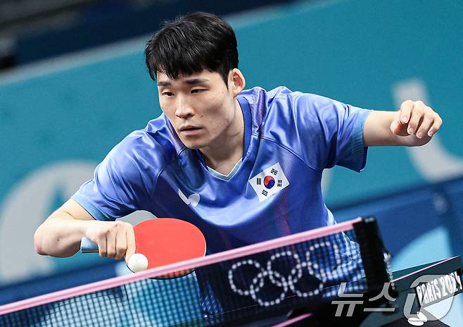 대한민국 탁구 대표팀 장우진 . 2024.7.28/뉴스1 ⓒ News1 박정호 기자