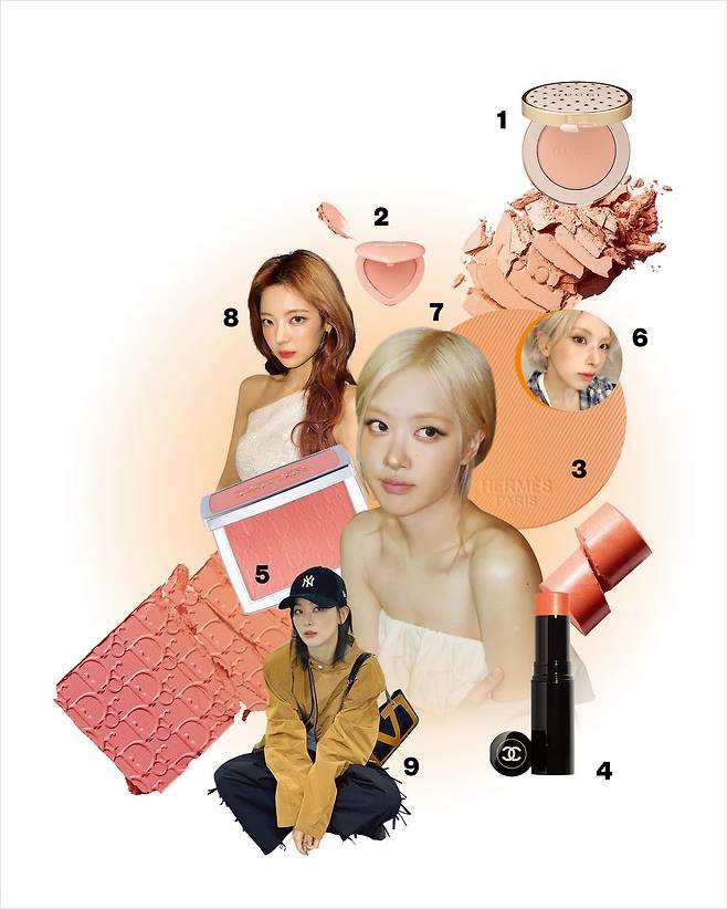 6 엔믹스 배이 7 블랙핑크 로제 8 있지 리아 9 레드벨벳 슬기