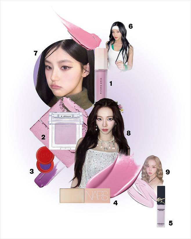 6 프로미스나인 박지원 7 키스오브라이프 하늘 8 에스파 카리나 9 에스파 윈터