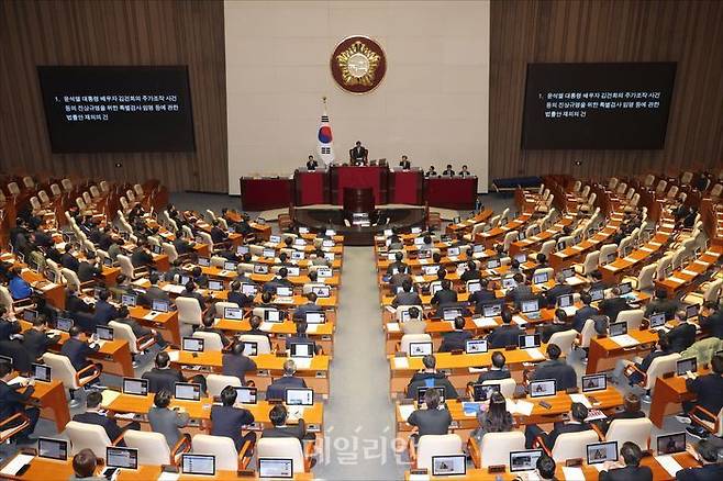 국회 본회의장 전경(자료사진) ⓒ데일리안 홍금표 기자