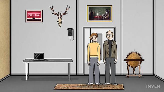 ▲ 로빈 라스(Robin Ras)와 마르텐 루이즈(Maarten Looise)
(사진 제공: Wessel de Groot / Rusty Lake)