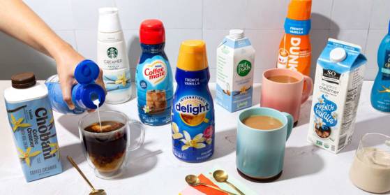 다양한 브랜드의 인스턴트 커피 크리머. [사진 각 기업]