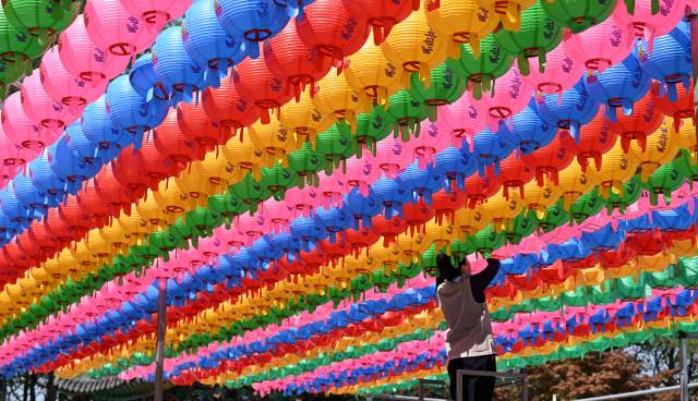 ▲ 부처님 오신날 오색 연등 [강원도민일보 자료사진]