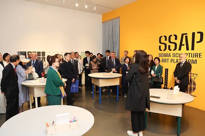 소마미술관 베네수엘라 수교 60주년 관람행사 개최 사진. 국민체육진흥공단 제공