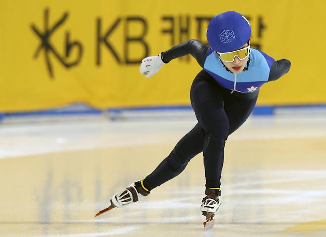 2025~2026 국가대표 선발전에서 역주하는 김길리. 연합뉴스