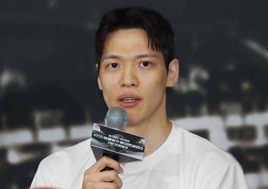 출사표 던지는 김선형. 사진[연합뉴스]