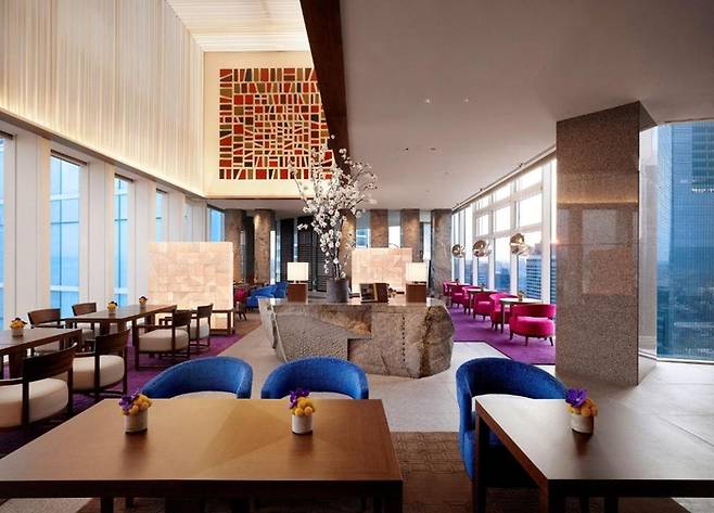 24층에 있는 더 라운지 /사진=파크 하얏트 서울