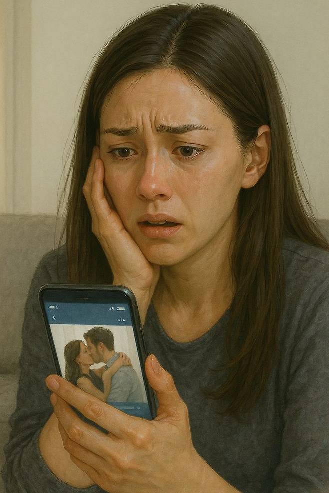 [서울=뉴시스] 한 여성이 17년간 사실혼 관계였던 남성이 자신의 아버지 암 치료비를 외도에 사용했다는 사연을 제보했다. (사진=Chat GPT) 2025.04.30. *재판매 및 DB 금지