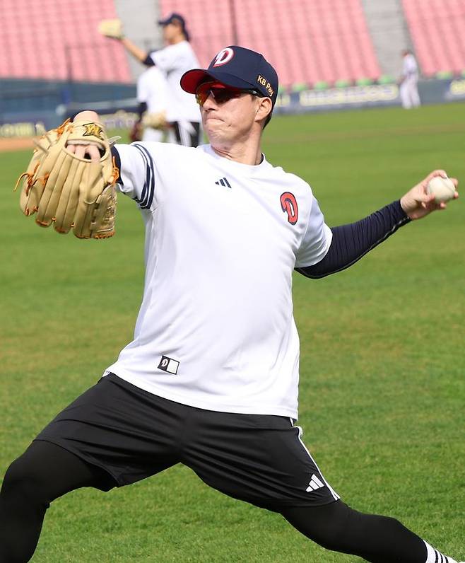 프로야구 두산 베어스 구원 투수 고효준. 2025.04.18. (사진=두산 제공) *재판매 및 DB 금지