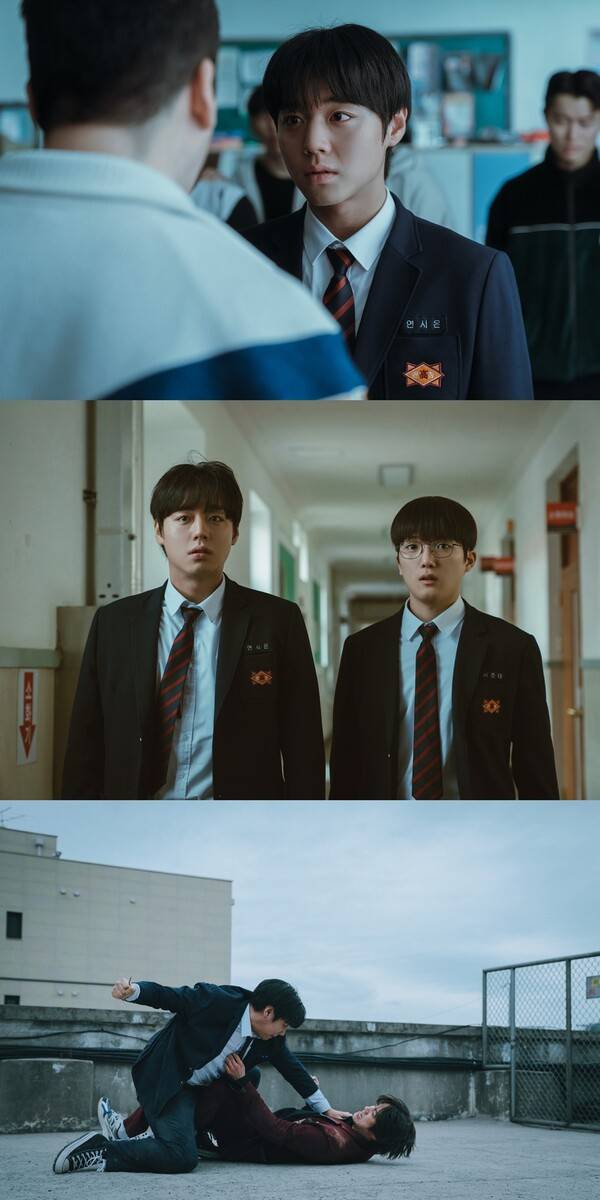 ▲ 박지훈이 '약한영웅 클래스 2'에서 열연하는 모습. 제공|넷플릭스