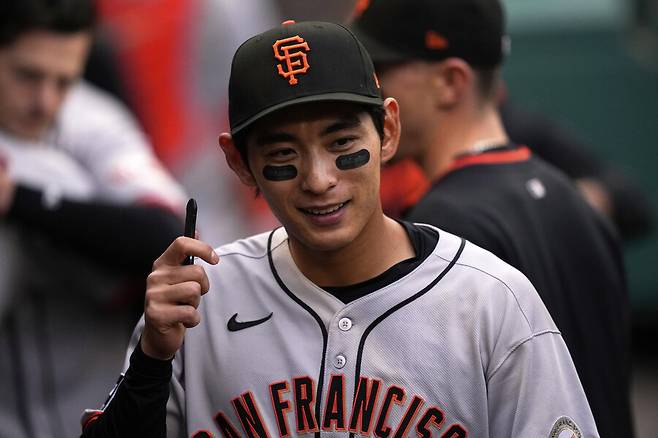 ▲ 메이저리그에서 3할 타율을 꾸준히 유지하고 있는 이정후. ⓒ연합뉴스/AP