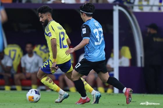 알나스르와 가와사키 경기 장면. /AFPBBNews=뉴스1