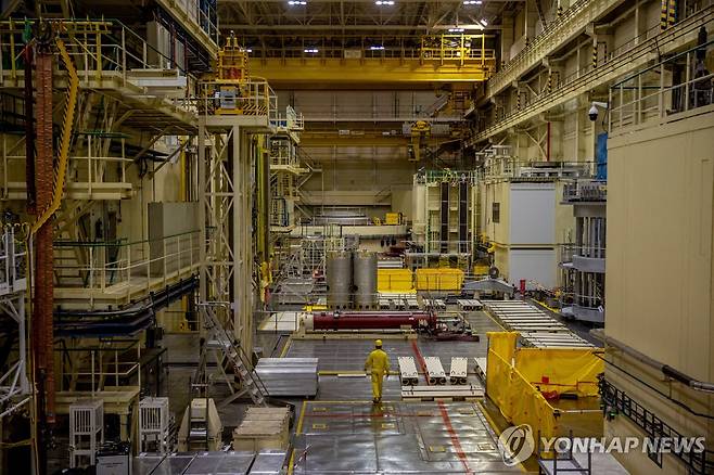 두코바니 원전 내부 [EPA 연합뉴스 자료사진. 재판매 및 DB 금지]