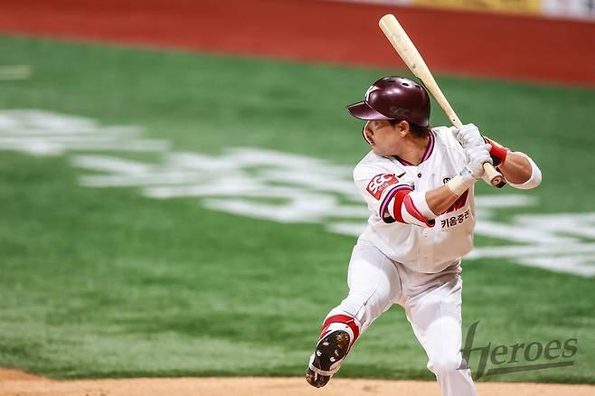 1군 복귀전에서 2안타 활약을 펼친 이용규 [키움 히어로즈 제공. 재판매 및 DB 금지]