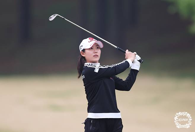 황유민의 1라운드 경기 모습 [KLPGA 제공. 재판매 및 DB 금지]