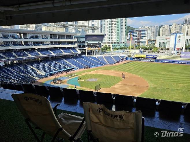 경기가 열리지 못하고 있는 창원NC파크. 사진=NC다이노스