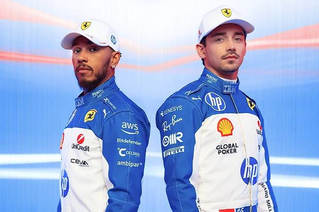 페라리 해밀턴과 르클레르