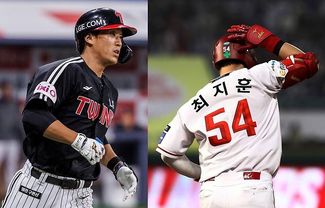 키플레이어로 주목 받고 있는 LG 송찬의, SSG 최치훈