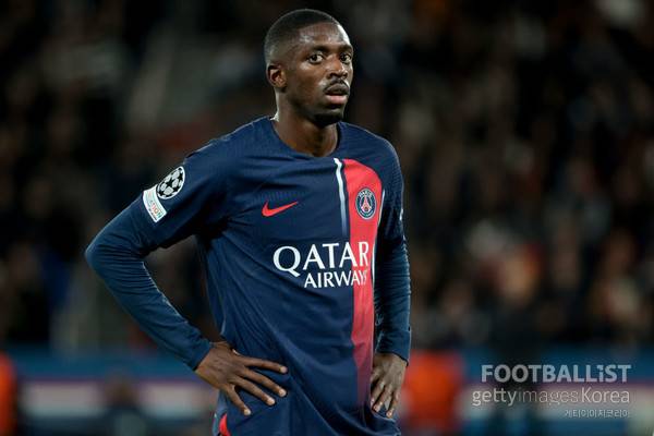 우스만 뎀벨레(파리생제르맹). 게티이미지코리아