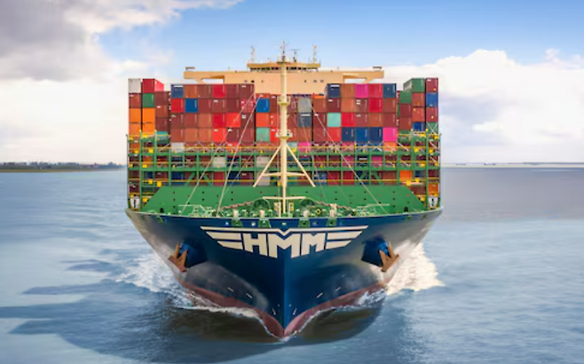 HMM 컨테이너선. HMM 제공