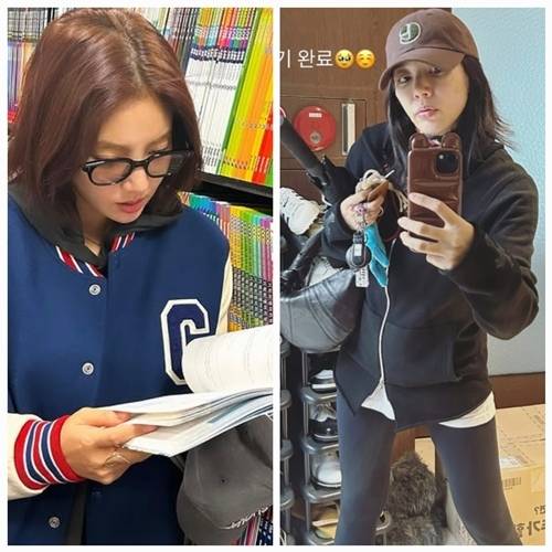 가수 겸 배우 손담비가 출산 후 운동 루틴을 꾸준히 이어가고 있다.  사진=손담비 SNS