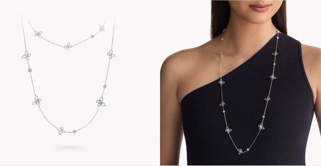 그라프 버터플라이 목걸이. 홈페이지에 공개된 그라프 다이아몬드 목걸이 중 검찰이 추정한 가격대인 6000만원에 가장 가격이 근접한 약 6619만원이다.