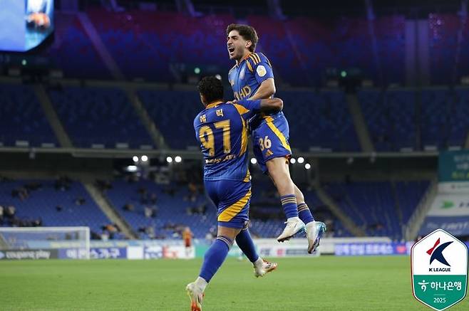 [서울=뉴시스] 프로축구 K리그1 울산 HD의 라카바. (사진=한국프로축구연맹 제공) *재판매 및 DB 금지