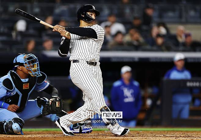 ▲ 그리샴은 올 시즌 확 달라진 정확도와 장타력으로 양키스 타선을 이끌어가는 한 축이 됐다