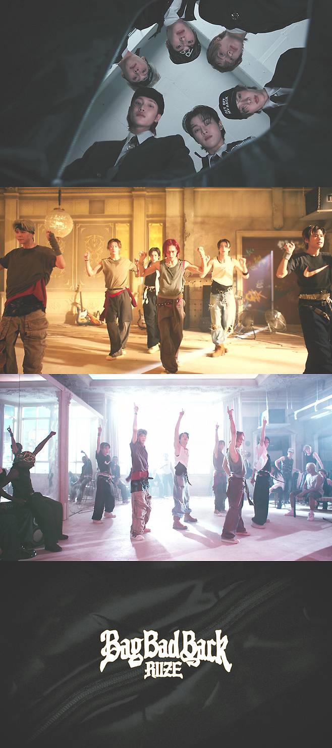 라이즈 'Bag Bad Back' 유튜브 인기 급상승 음악 1위 직행