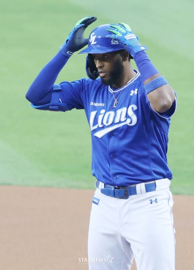 삼성 르윈 디아즈. /사진=김진경 대기자