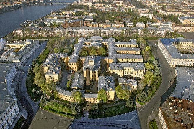 러시아 상트페테르부르크 대학의 모습 [SNS 캡처 사진]