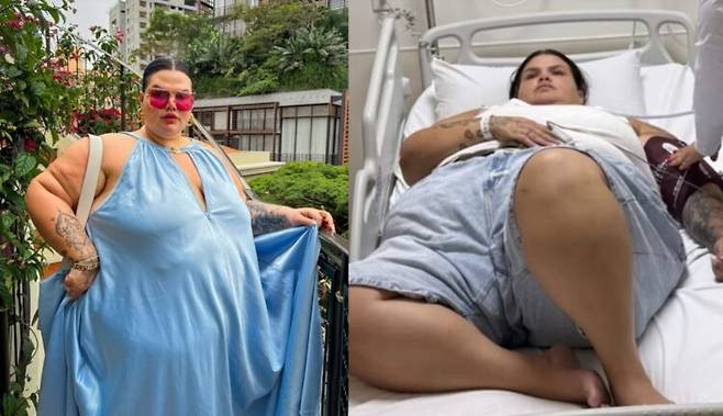 카를라는 지난 4월 28일, 브라질 살바도르의 알리안사 병원에서 수술을 받았으며, 남편 이스라엘 헤이스에 따르면 현재 순조롭게 회복 중이다. [사진=SNS]