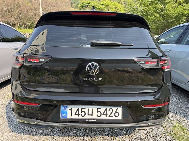 신형 골프 후면. 정원일 기자