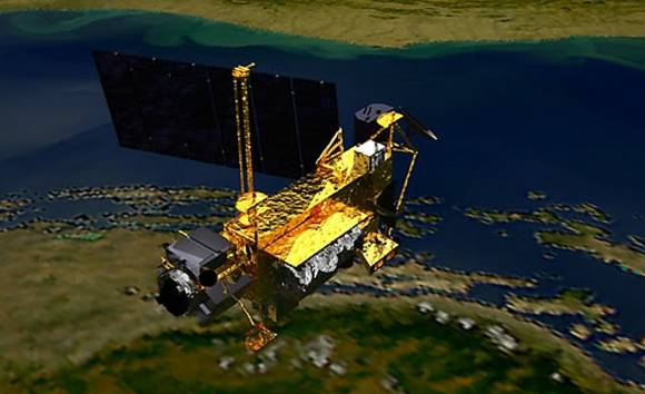 미국 항공우주청(NASA)의 초고층대기관측위성(UARS)이 2011년 대기권으로 재진입해 츠락했다. [사진=연합뉴스]