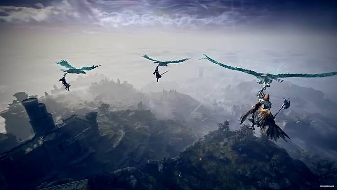 ▲ 최대 3인이 한 파티가 되어 '림벨드'로 착지