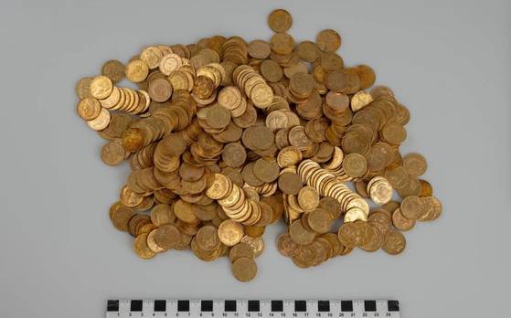 등산객에 의해 발견된 보물. 사진 체코 동보헤미아 박물관