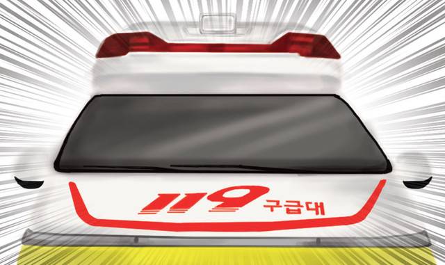 ▲ 119 응급 병원 이송.&nbsp; 그래픽/한규빛