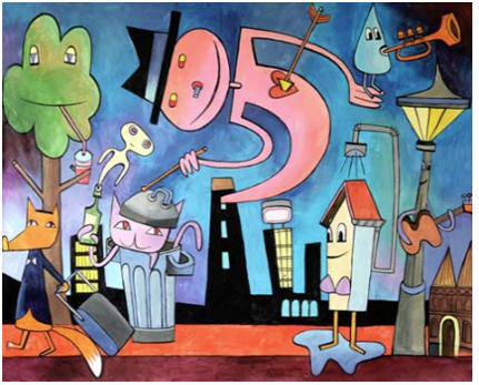 짐 아비뇽의 작품 ‘city of easy’.  UNC 제공