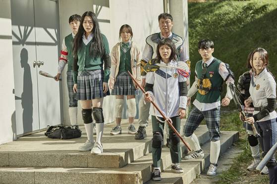 A scene from Netflix original zombie series ″All of Us Are Dead″ (2022) [NETFLIX]