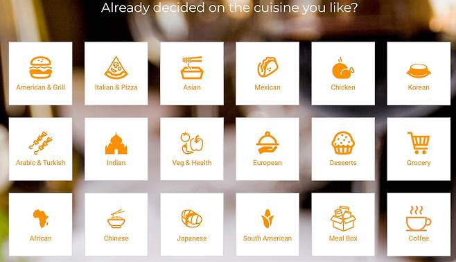 Meal options on Shuttle Delivery [SCREEN CAPTURE]